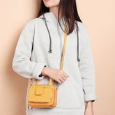 Women Square 6 Card Holders Phone Bag Lightweight Multi-Pocket Crossbody